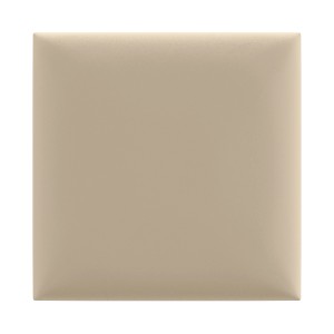 Beżowy panel ścienny t.b.t., kwadratowy, do dekoracji ścian.
