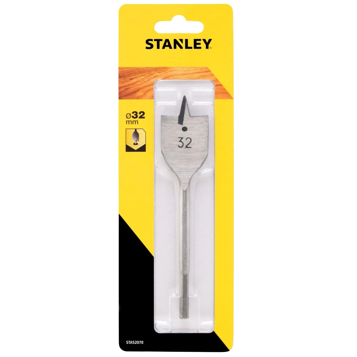 Stanley Broca de palacon punta de centrar y bordes afilados ø 32 mm