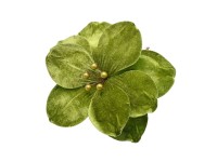 Magnolia na piku welurowa zielona - 21 cm