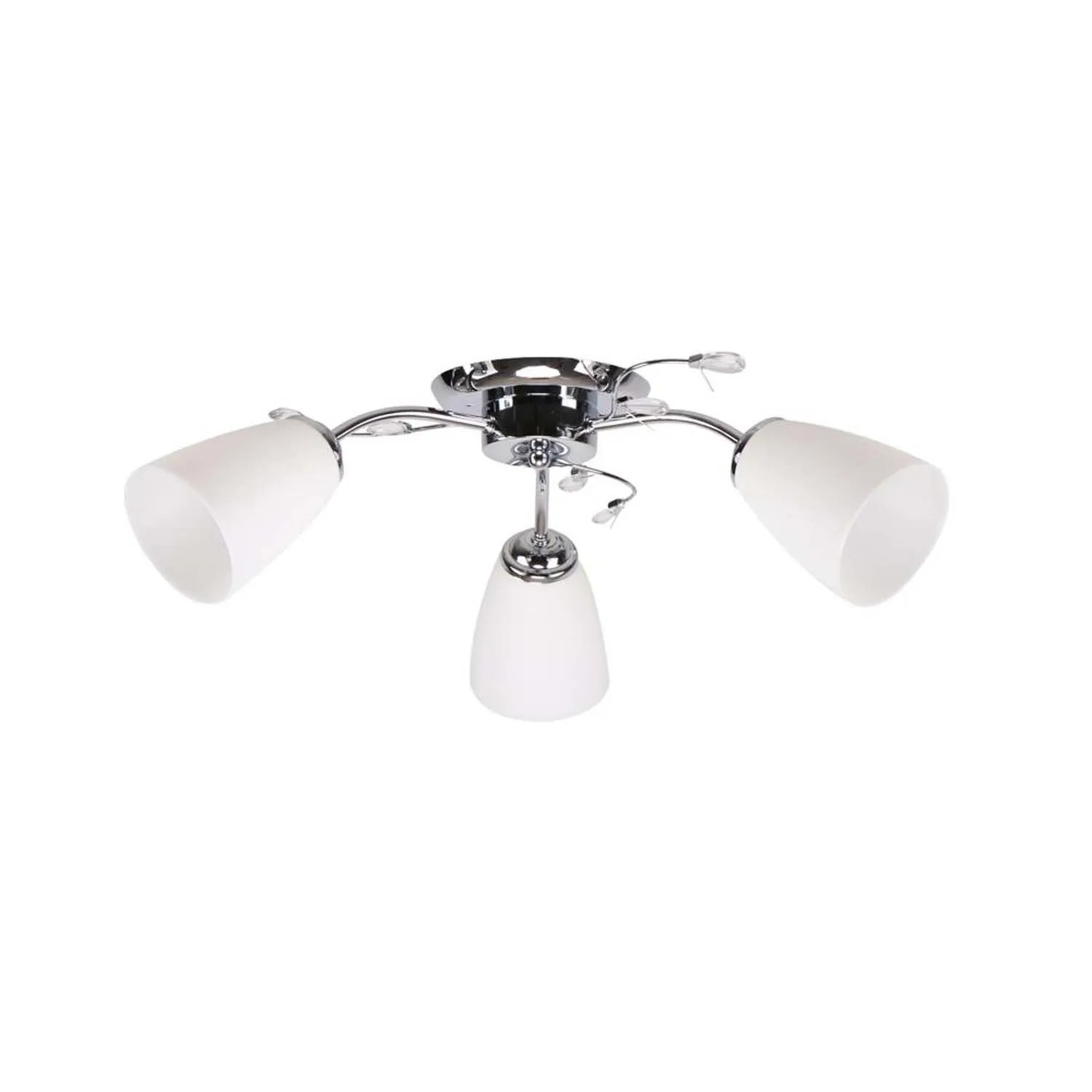 Candellux Lampa sufitowa URSELLA 3xE14 40W chrom-biel