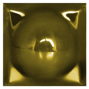 Złoty dekor t.b.t. na ścianę i sufit, abstrakcyjny kształt.