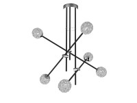 Candellux Lampa wisząca PAKSOS 6x5W G9 czarna