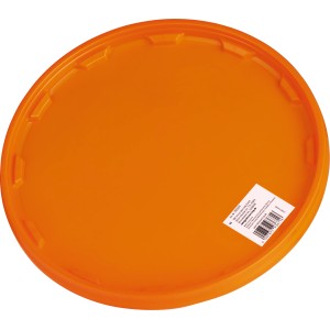 Pomarańczowa pokrywa plastikowa OBI XXL do wiader, Ø 38,2 cm.