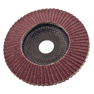 Ściernica listkowa LUX Classic, Ø 125 mm, K40 do szlifierek kątowych. Do szlifowania drewna i plastiku.