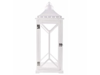 Latarnia drewniana Sophia biała - 25 x 25 x 65 cm Latarnia drewniana Sophia biała - 25 x 25 x 65 cm