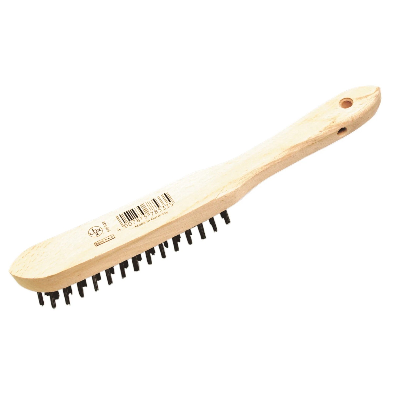 LUX-TOOLS Szczotka druciana 3-rzędowa