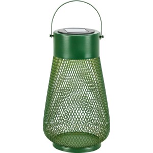 Latarenka solarna LED FIESOLE IP44 śr. 15 cm zielona