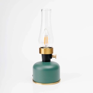 Düwi Lampka ładowalna OLIA E14 2,5W 1800K 20-200lm IP44 zielona