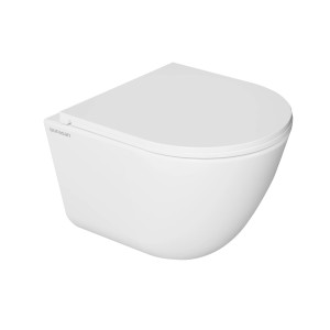 Biała miska wisząca WC (t.b.t.) z kategorii Miski wiszące WC.