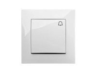 Elektro-Plast Przycisk Carla dzwonek biały