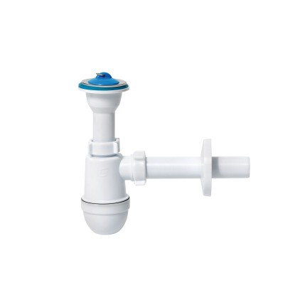 Tycner Syfon umywalkowy z metalowym sitkiem, 1 1/4" x 32 mm