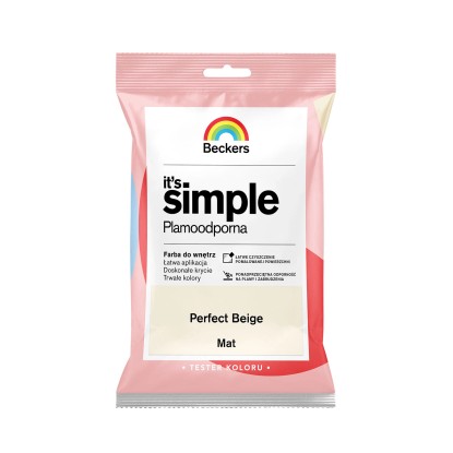 Tester farby Beckers It's Simple Perfect Beige 0,05l