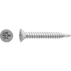 Wkręt uniwersalny z łbem stożkowym, 3,5x13 mm, napęd PH, ocynkowany, 40 sztuk.