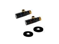 Schlösser Zawory sanitarne głowica ceramiczna czarne 1/2