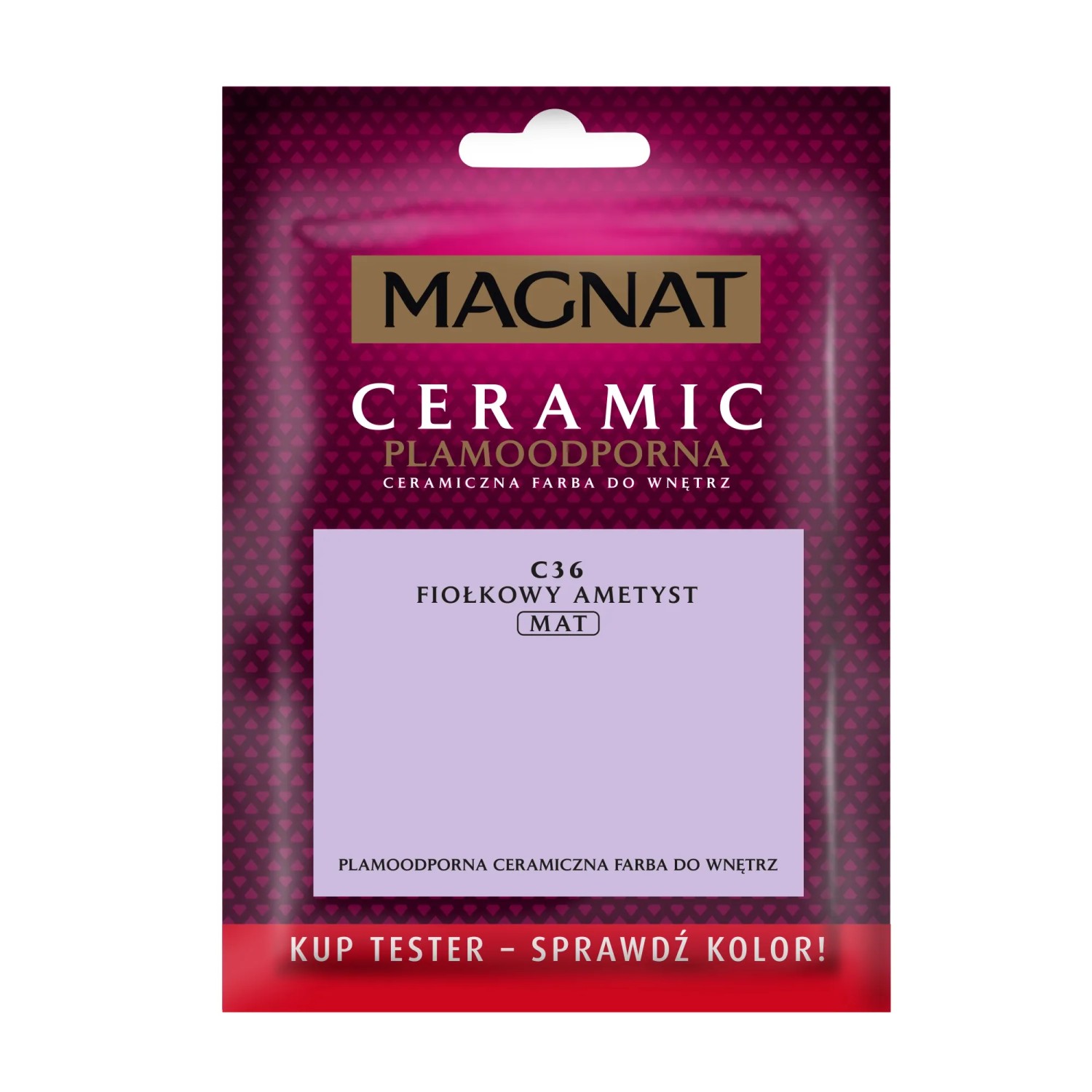 Tester farby Magnat Ceramic fiołkowy ametyst 30 ml