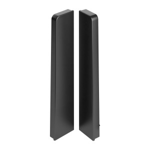 Szczegół czarnej listwy przypodłogowej t.b.t.