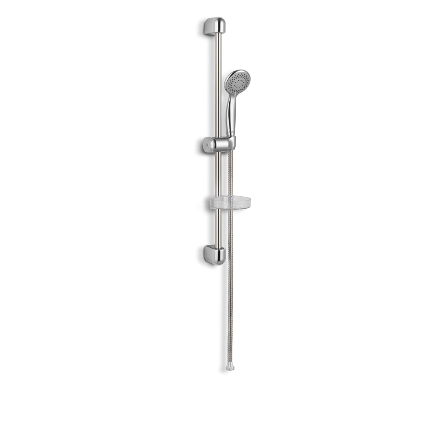 Baliv Zestaw prysznicowy Toledo chrom z drążkiem 3str/8cm
