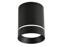 Candellux Oprawa natynkowa TUBA 12 śr. 7,9 cm czarna 1xGU10