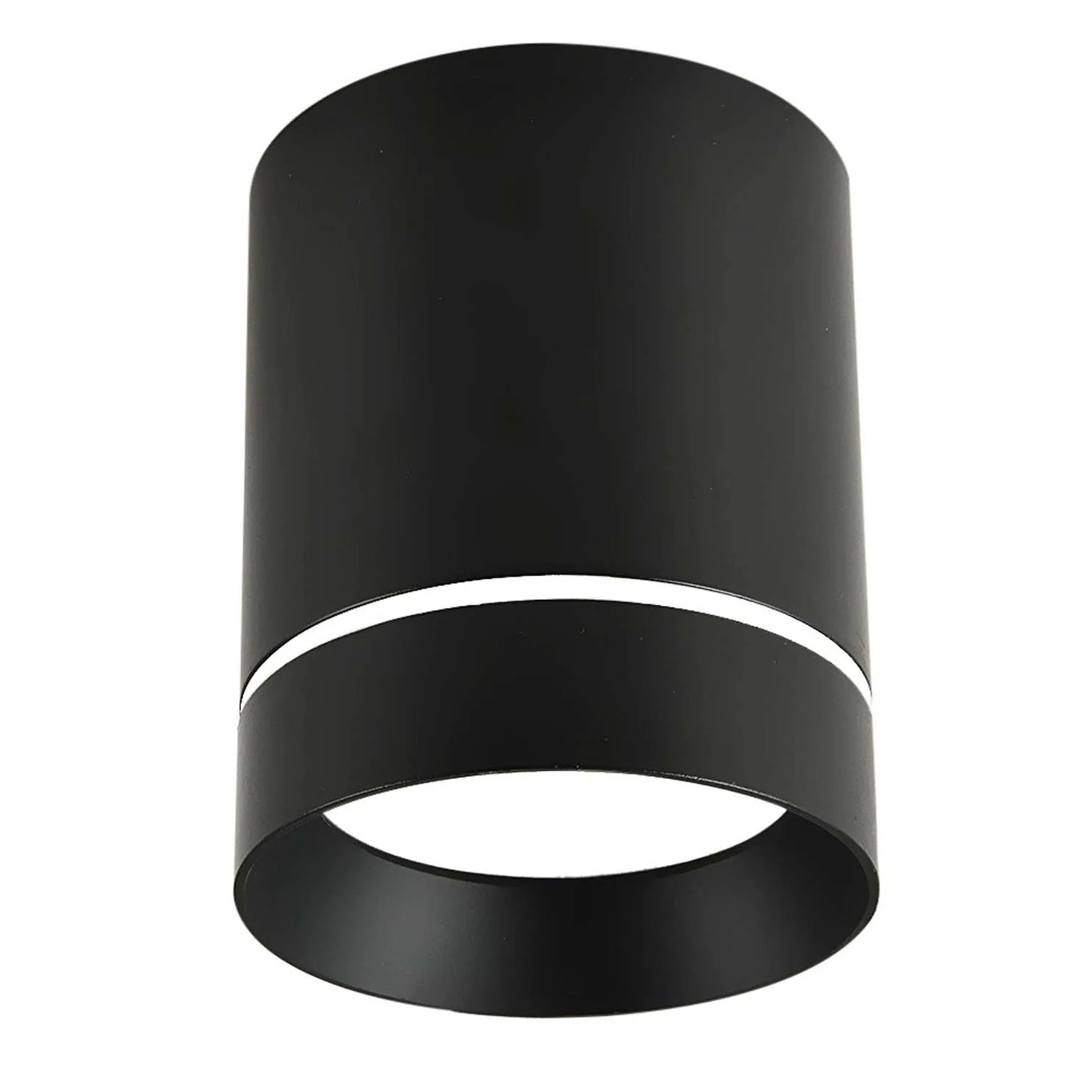 Candellux Oprawa natynkowa TUBA 12 śr. 7,9 cm czarna 1xGU10