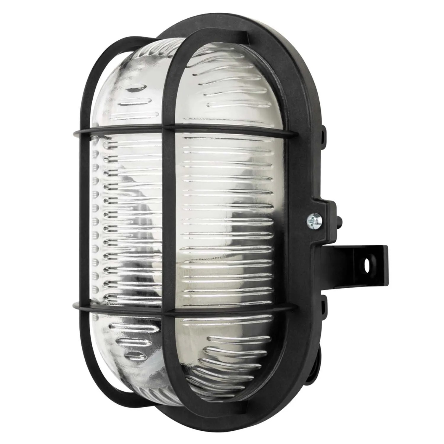 Düwi Oprawa owalna LED 1xE27 4,8W IP44 czarna