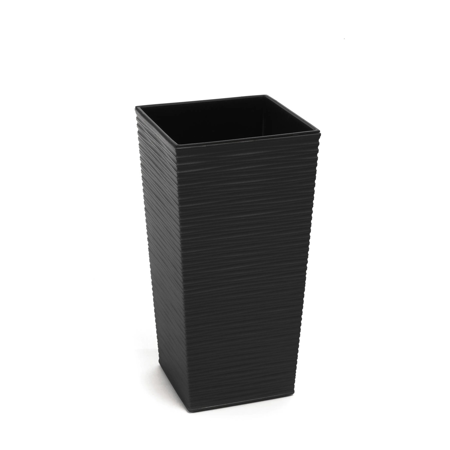 Doniczka Finezja czarna - 25 cm