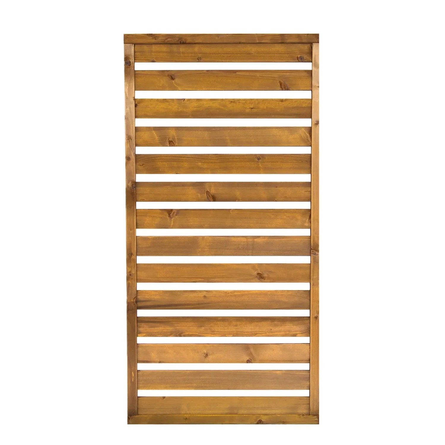 Werth-Holz Płot deskowy York brązowy - 90 x 180 cm