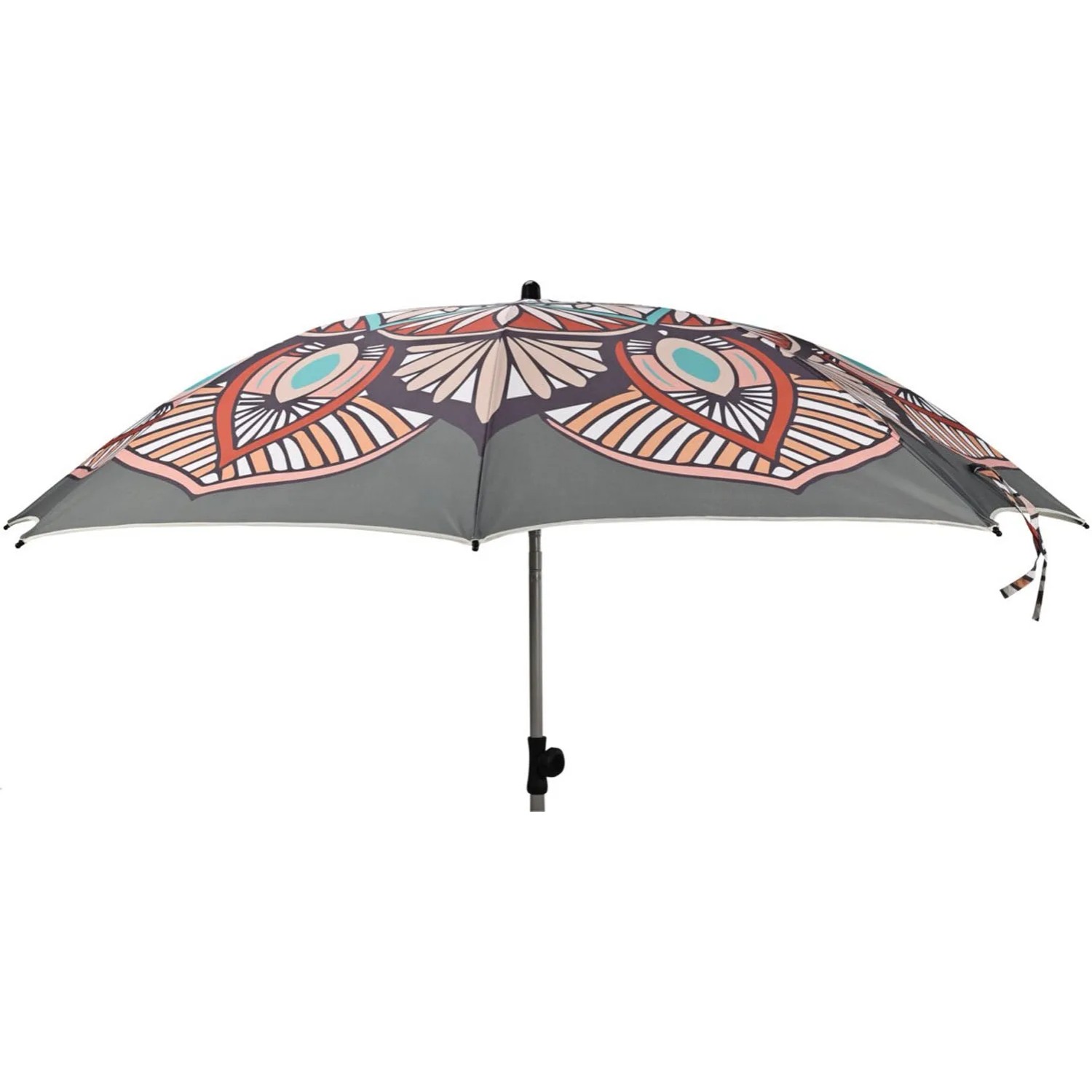 Parasol ogrodowy łamany MANDALA ciemnoszary - śr. 200 cm