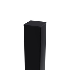 Słupek Prato brama czarny mat 7x7x220 9,5 kg