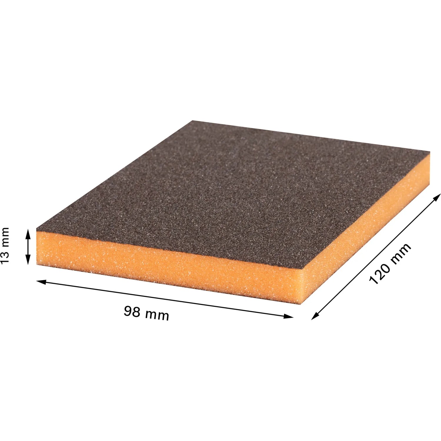 Gąbka ścierna Bosch Expert S473, 98x120x13mm, średnia. Materiał ścierny do prac ręcznych.