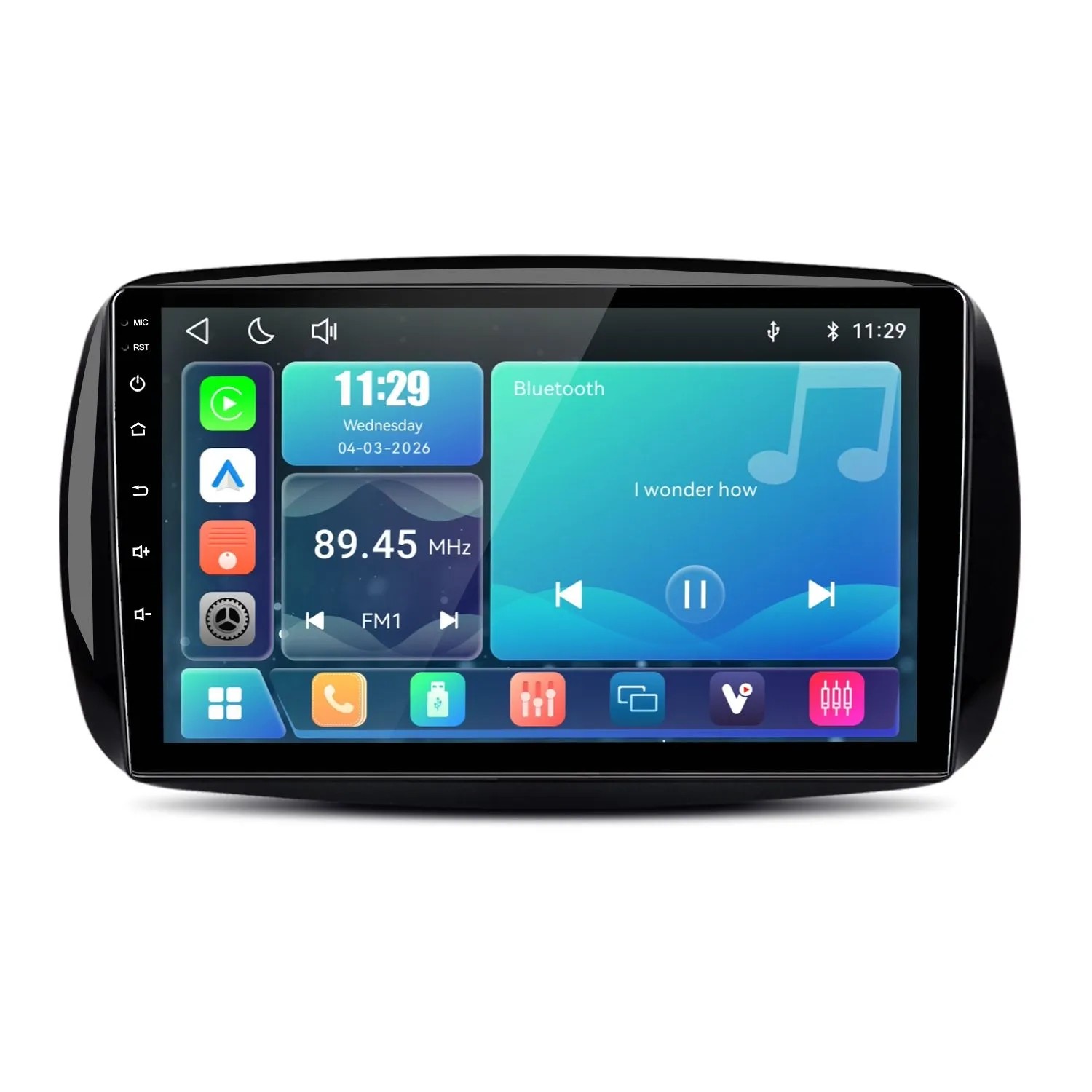 Junsun Radio Samochodowe Do Benz Smart 453 Fortwo 2014-2020 Linux