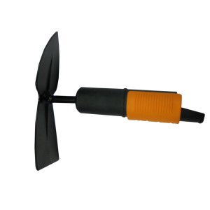 t.b.t. Narzędzie modułowe z czarną głowicą i pomarańczowo-czarną rączką.