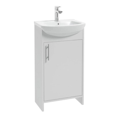 Defra Zestaw Alfa Szafka Z Umywalką Biały 47 cm