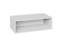 Nadstawka biała 100 x 32 x 58 cm Garderoby/Szafy Modułowe