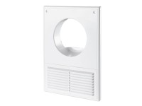 Vents kratka wentylacyjna śr. 100 mm z podłączeniem okapu biała Vents kratka wentylacyjna śr. 100 mm z podłączeniem okapu biała