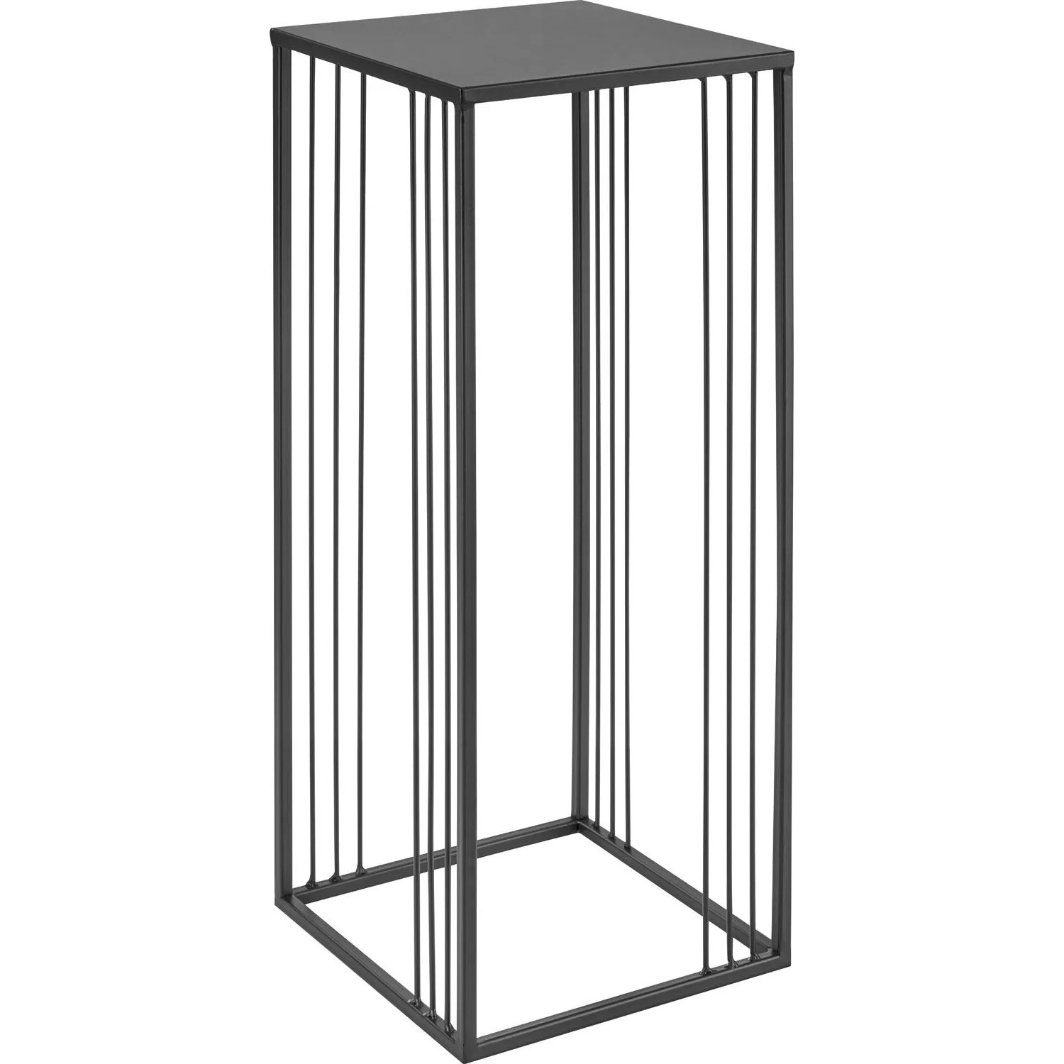 Kwietnik Modern metalowy czarny - wys. 50 cm