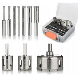 SMART365 Komplet otwornic galwanizowanych 4-68 mm - 10 cz.