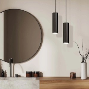 Goldlux Lampa wisząca TURYN 1xGU10 max. 10W IP44 czarna