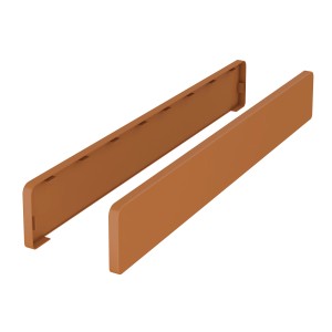 Brązowe zakończenia parapetów t.b.t. do OBI Parapety.