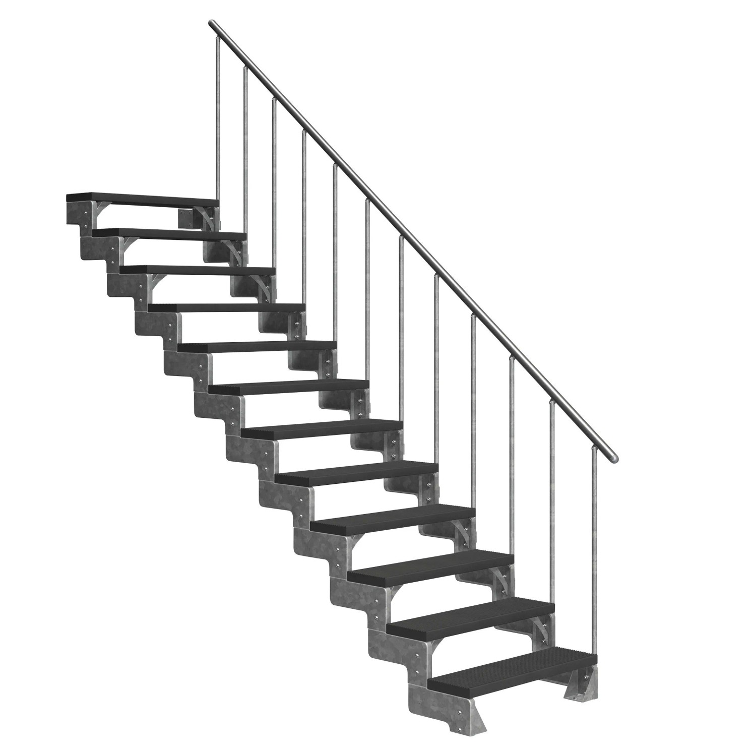 Dolle Schody zewnętrzne Garden Trimax antracyt 80 cm 12 stopni80 cm