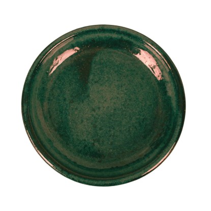 Podstawka ceramiczna zielonaszkliwiona - 25 cm