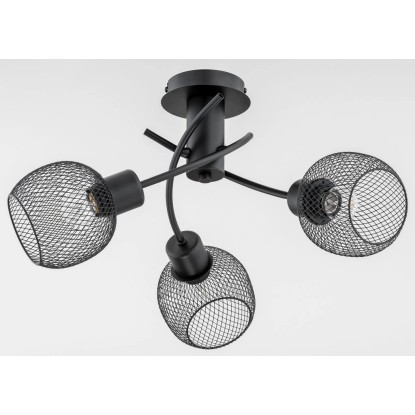 Alfa Lampa wisząca WATSA czarna 3xE27