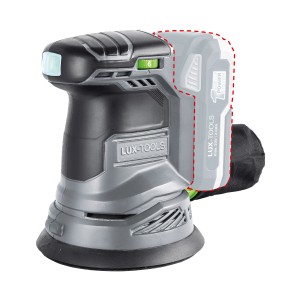 Akumulatorowa szlifierka mimośrodowa LUX A-EXS-20/125 z akumulatorem 1 PowerSystem.