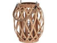 Lampion DESERT NATURAL z wkładem szklanym 17 cm x 21 cm Lampion DESERT NATURAL z wkładem szklanym 17 cm x 21 cm