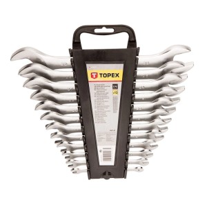Topex Klucze płaskie dwustronne 6-32 mm - 12 szt.