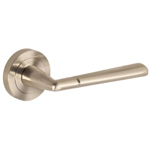 Gamet Klamka z okrągłą rozetą Erni nikiel szczotkowany