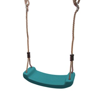 4IQ Siedzisko huśtawki regulowane turkusowe 9 x 42 x 17 cm