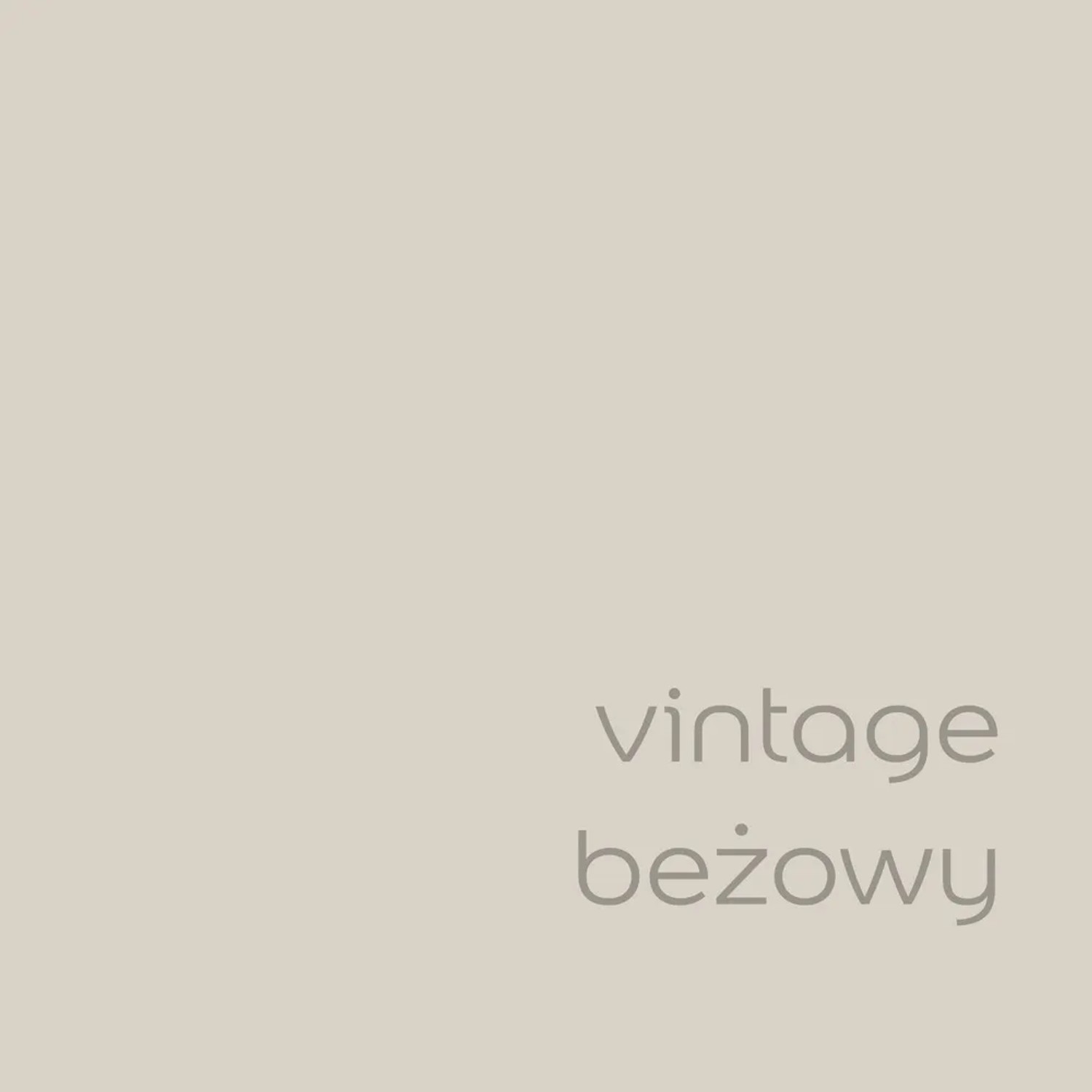 Próbka koloru farby do ścian t.b.t. w odcieniu Vintage Beżowy.