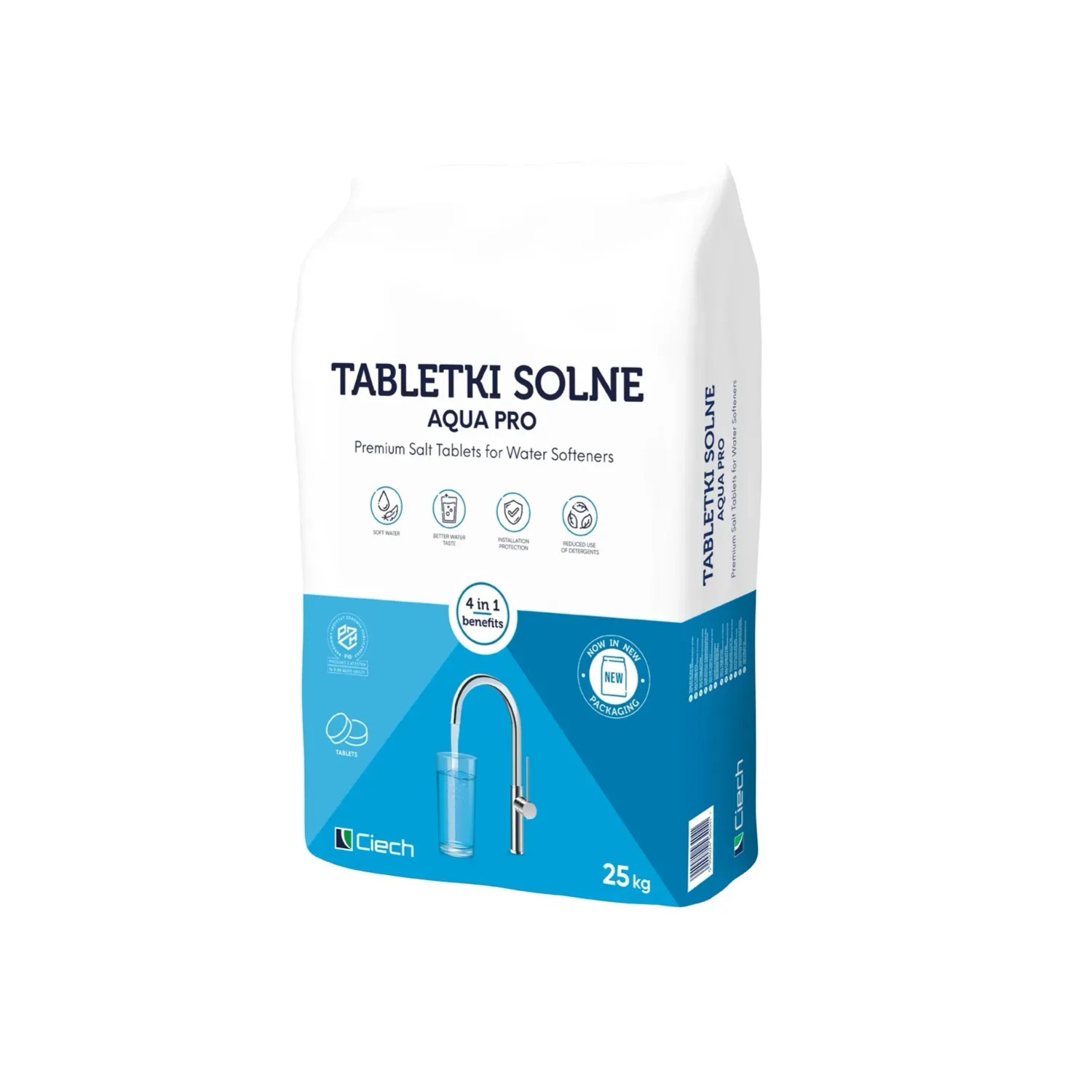 Qemetica sól do zmiękczania wody w tabletkach 25 kg