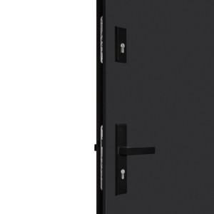 Pantor Drzwi zewnętrzne  stalowe MONACHIUM antracyt 80L