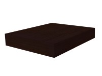 Półka samowisząca heban 24 cm x 24 cm